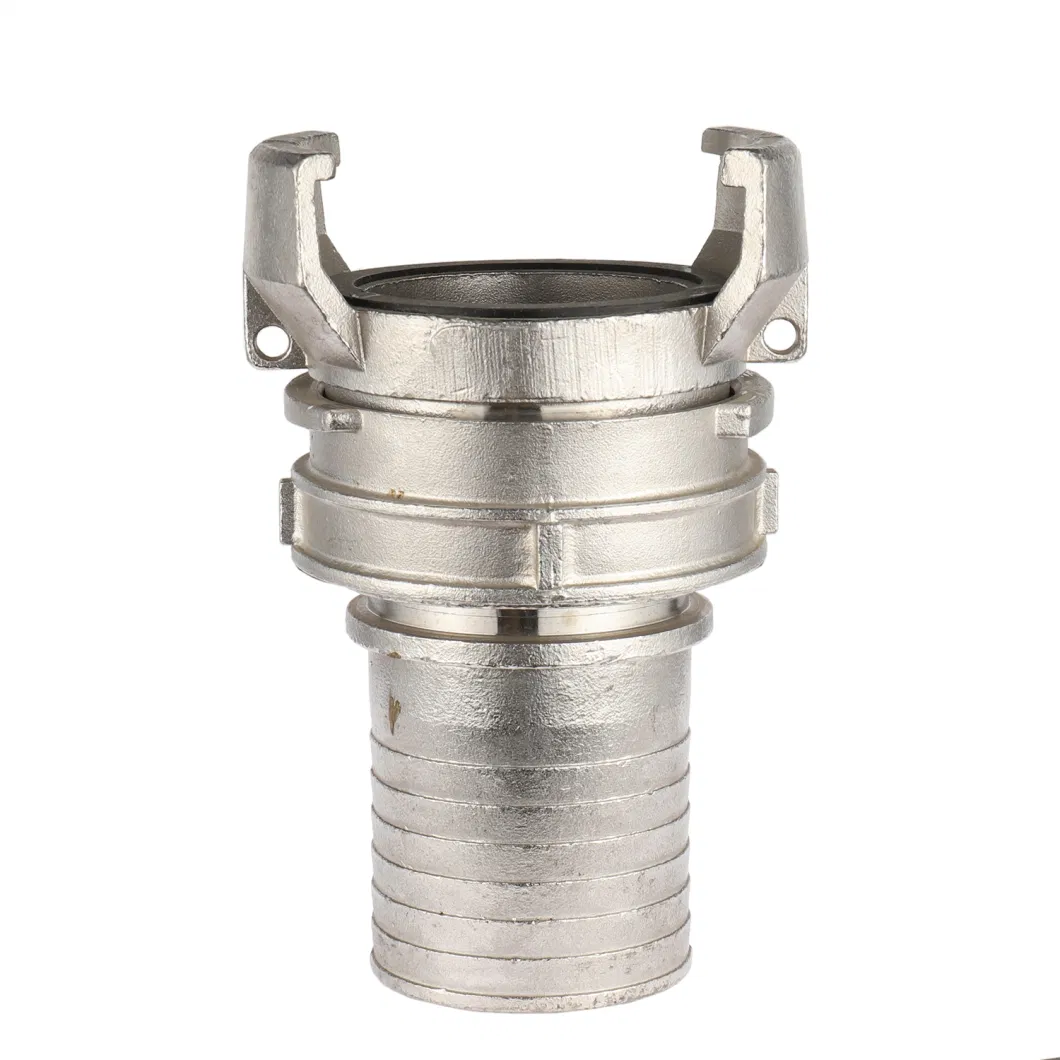 Reducer with Latch Hose Fittings Half-Coupling Long Ringed Shank