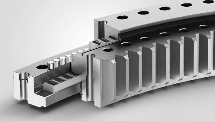 Light Loading 011.20.644 Thin Type Turntable Slewing Bearing Light Weight Custom Flange Type 011.20.644