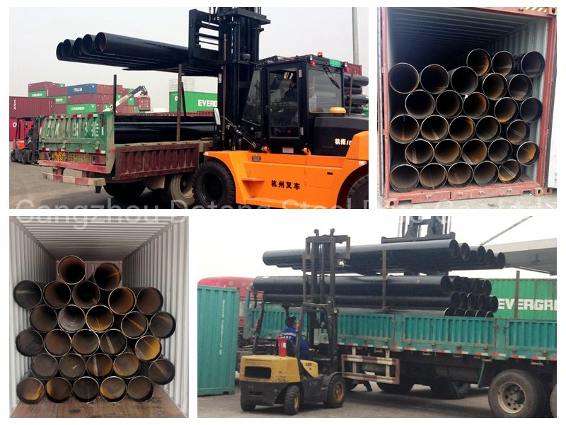 API 5L SSAW Oil and Gas 3PE Anti-Corrosion Spiral Welded Steel Pipes for Water and Oil and Gas Transportation