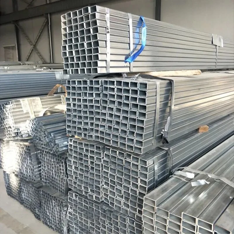 ASTM A53 Zinc Coated Q195 Q235 Q345 Hot Dipped Galvanized Steel Tube Hollow Section Rectangular Tube Square Galvanized Steel Pipe