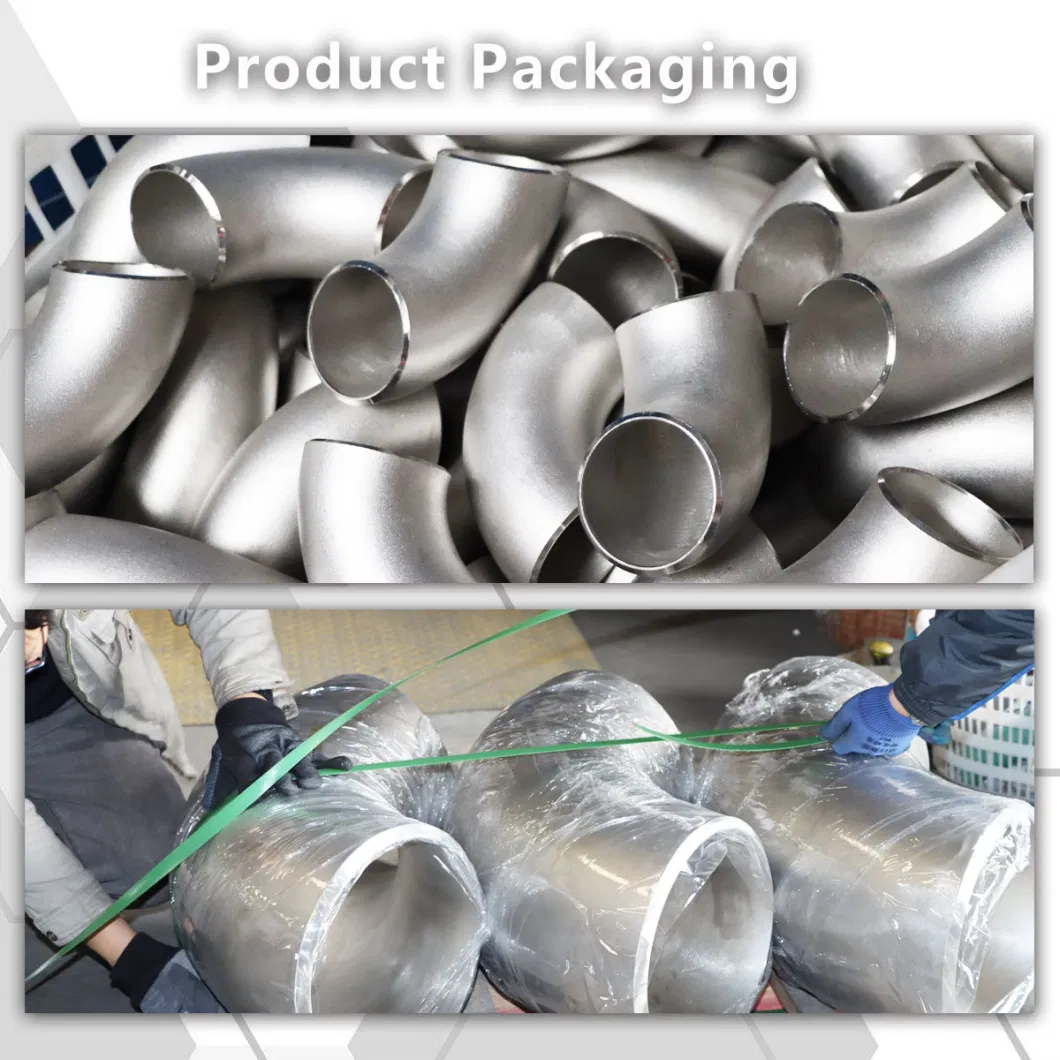 Stainless Steel Sch10 Butt Welding 90degree Short Radius Pipe Angle Bend with Sandblasting