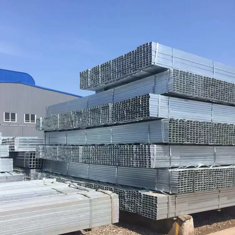 ASTM A53 Zinc Coated Q195 Q235 Q345 Hot Dipped Galvanized Steel Tube Hollow Section Rectangular Tube Square Galvanized Steel Pipe