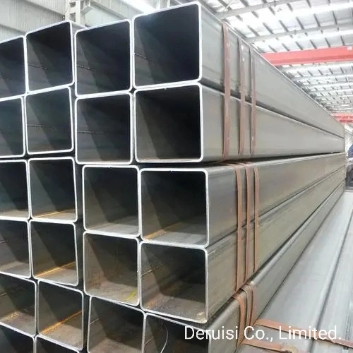 Square Rectangular Seamless Carbon Steel Pipe Tube ERW SSAW LSAW ASTM A106/API 5L Gr. B Sch40 Sch80