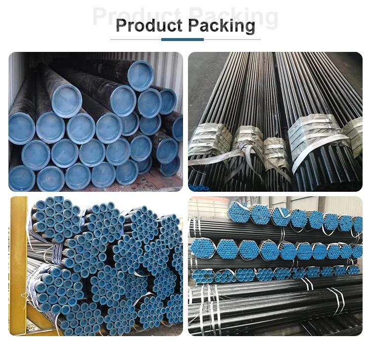 ASTM A53/A106 Gr.B/JIS DIN/A179/A192/A333 Ms Pipe API 5L X42 X52 Seamless Steel Line Pipe Seam Galvanized/Stainlesss/Carbon/Ms Alloy Large Dia Thick Sch40 Sch80