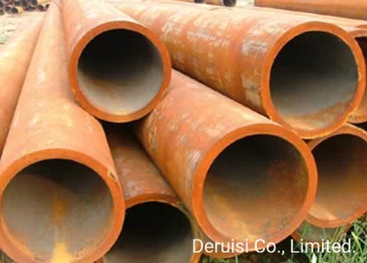 Round Square Rectangular Welded Carbon Steel Pipe Tube ERW SSAW LSAW Seamless ASTM A106/API 5L Gr. B Sch40 Sch80