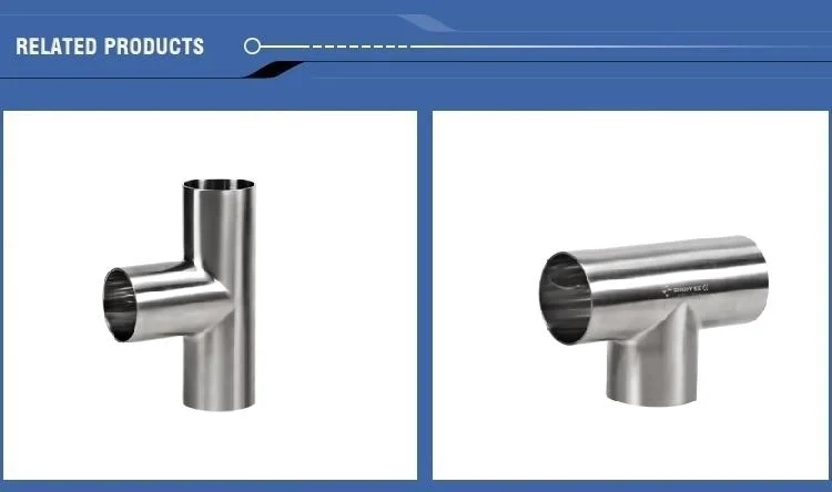 Sanitary 3A Ss Equal Reducing Tee Tube Joint Fitting