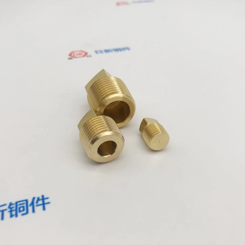 Quickun Brass Fitting 1/8&quot; 1/4&quot; 3/8&quot; 1/2&quot; 3/4&quot; 1&quot; Brass Hex Plug Pipe Fitting, Internal Hex Thread Socket Plug