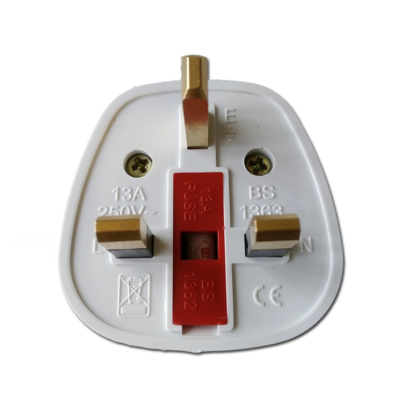 13A Europe to UK Plug Power Socket Travel Adaptor Plug