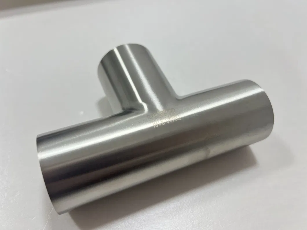 Stainless Steel Pipe Fitting Sanitary Tee Weld Triplet SMS Standard (HDF-TS001)