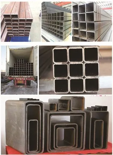 Hot Rolled Metal Box Section Square Pipe Rhs Steel Pipe for Sale