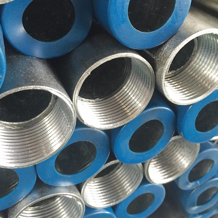 BS1387 Hot Dipped Galvanized Steel Tube with NPT Thread Ends