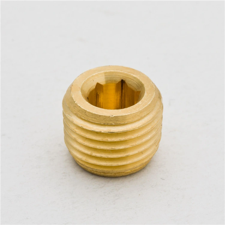 1/8&quot; 1/4&quot; 3/8&quot; 1/2&quot; 3/4&quot; Brass Hex Plug Internal Hex Socket Countersunk Plug