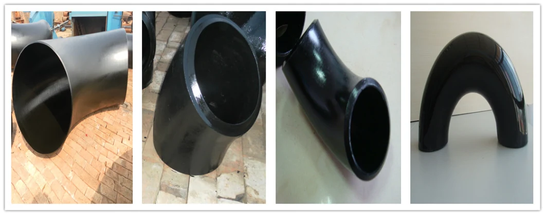 Sch40 90 Degree Bw Black Painting Wholesale Seamless Elbows