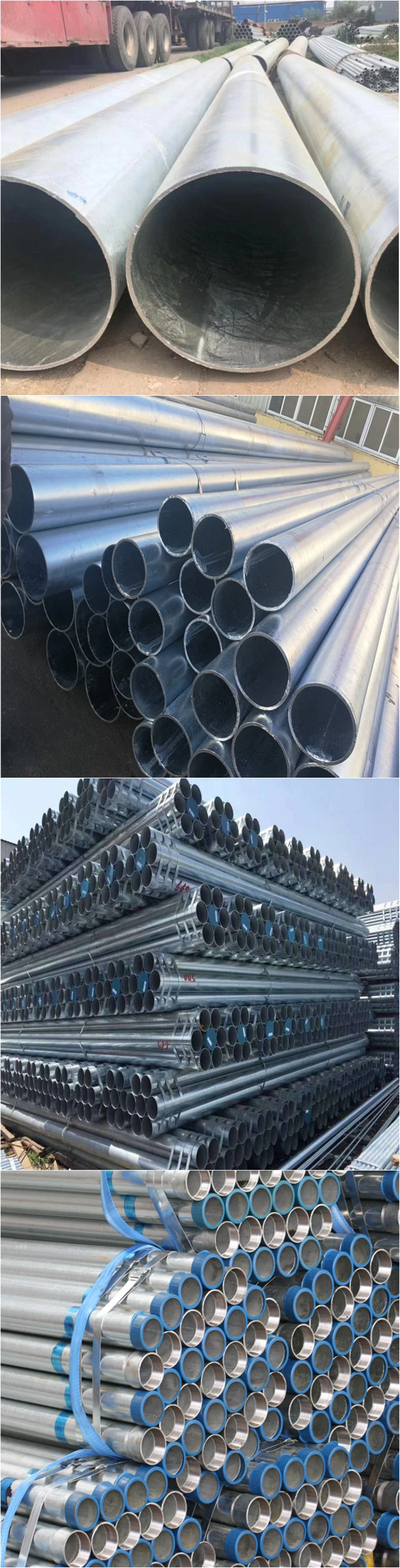 Construction Hot DIP Galvanized Zinc Coated Steel Pipe