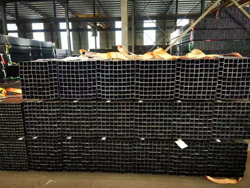 Raw Material Q235 Small Diameter Welded Mild Rhs Square Steel Pipe