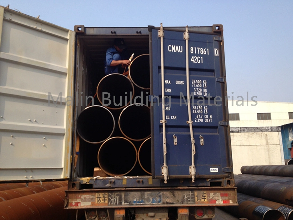 DN200 to DN5000 ASTM En Standard LSAW/ERW/SSAW Carbon Steel Dredging Pipe