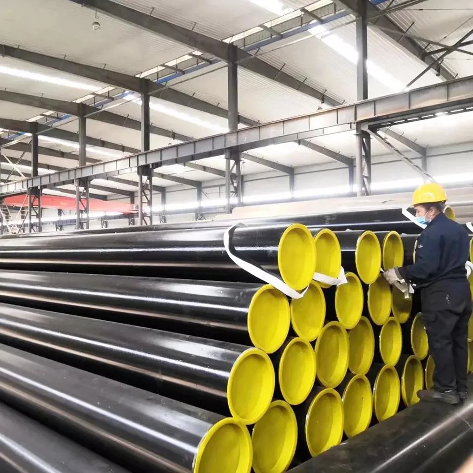 LSAW Steel Pipe ASTM A252 A106 API 5L LSAW Welded Large Diameter Steel Pipe