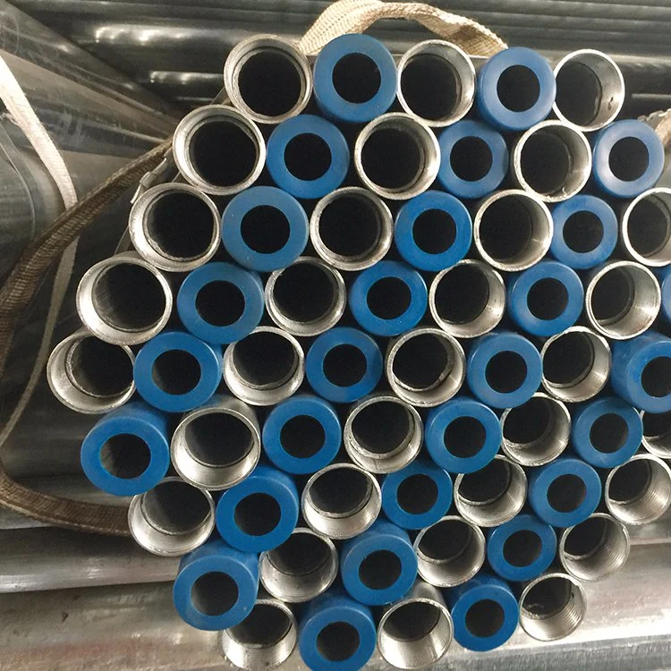 BS1387 Hot Dipped Galvanized Steel Tube with NPT Thread Ends