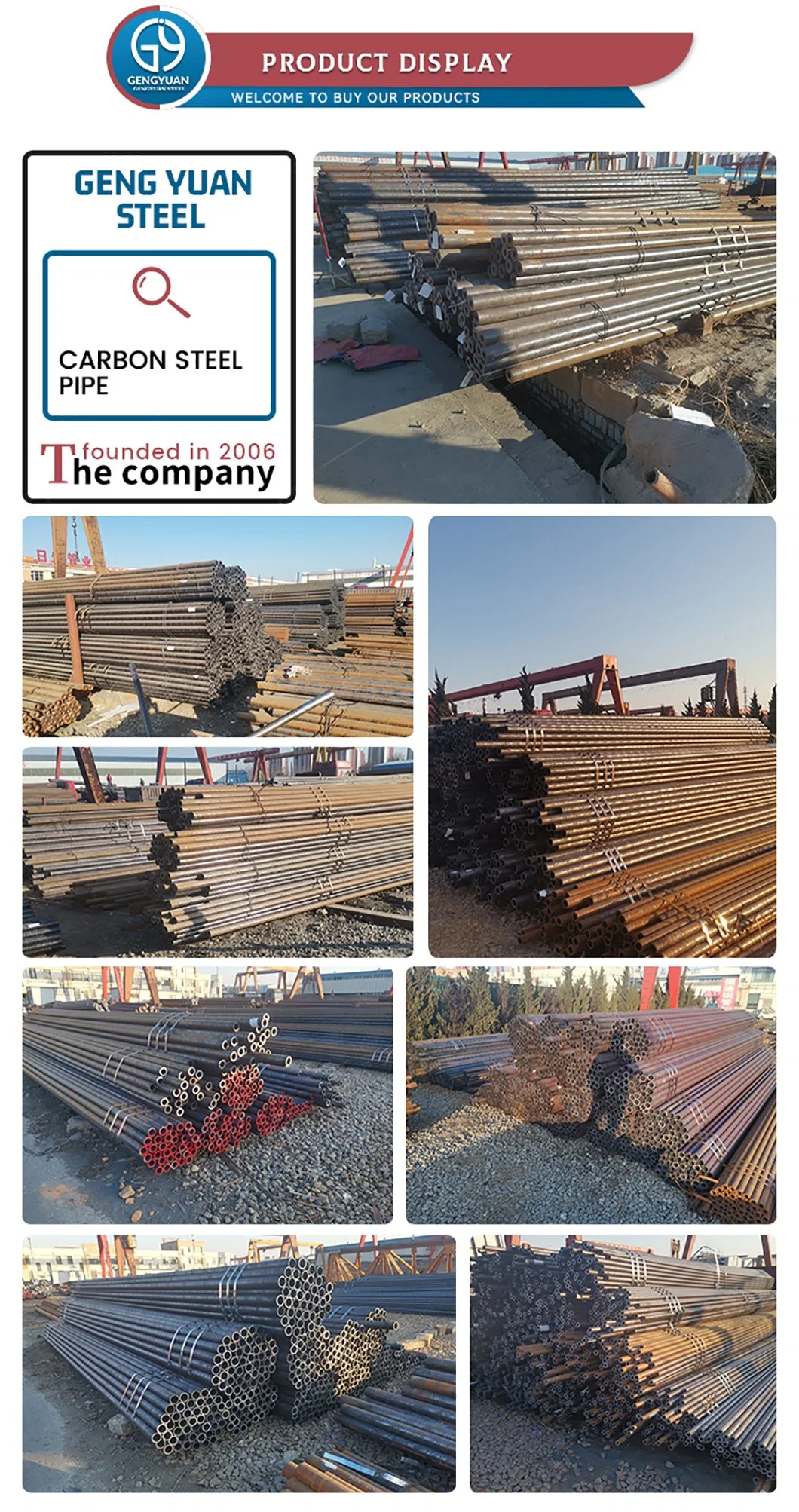 API 5L Gr. B X42 X52 X60 X65 X70 External 3lpe 3lpp Fbe Coating or Coated Carbon Steel Pipe