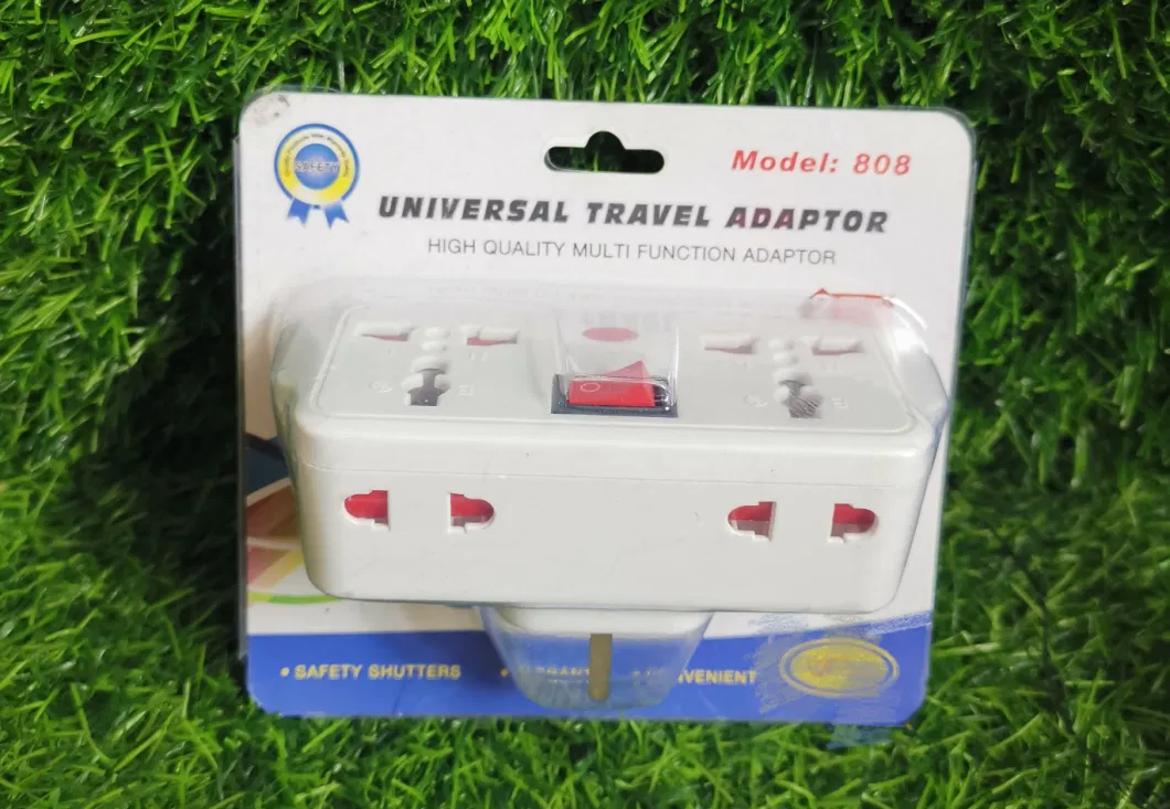 13A Europe to UK Plug Power Socket Travel Adaptor Plug