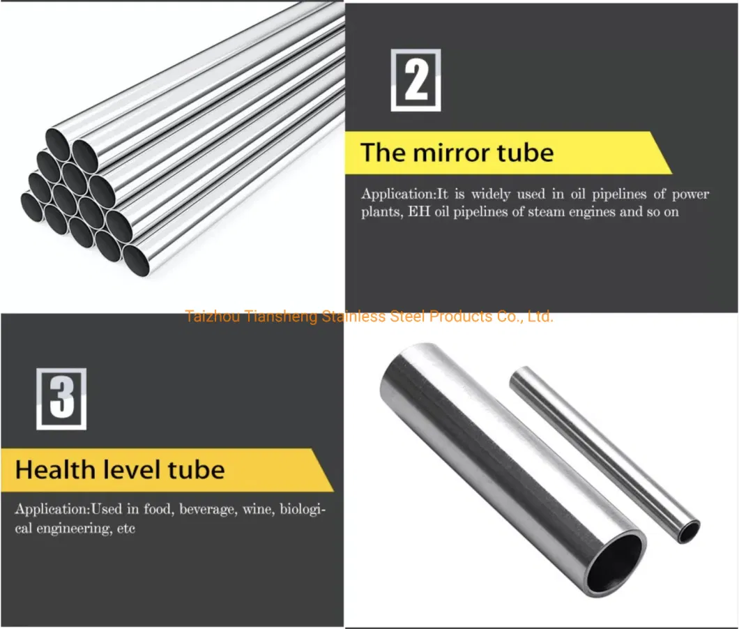 Cold Drawn 304 304L 316L 316 310S 904L 2205 2507 Duplex Mirror/Polished Seamless/Welded Hot Rolled Galvanized/Stainless Steel Round/Square/Rectangular Pipe