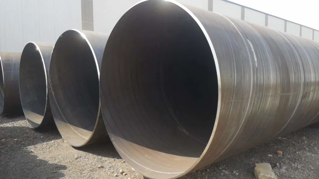 Hot Sale S275 S355 SSAW 3PE Spiral Welded Steel Pipes for Gas and Oil