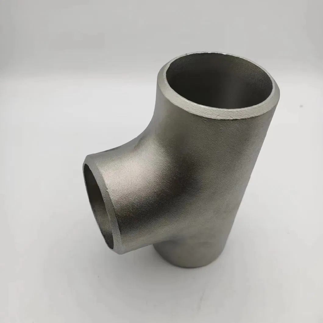 Carbon Steel Pipe Fitting Welded Straight Equal Tee Industrial Grade Tee