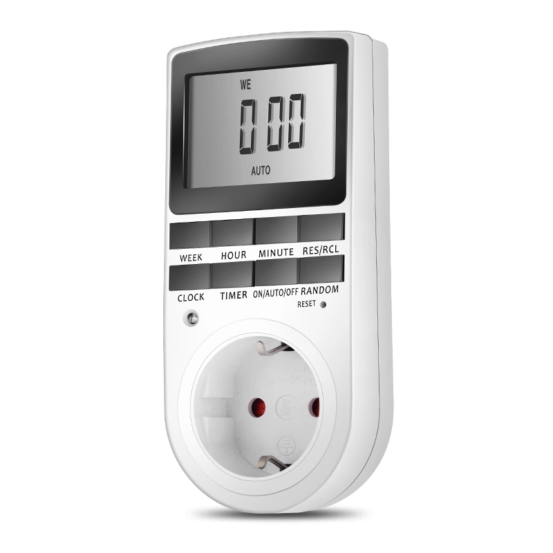 12/24 Hour LCD Digital Electronic Plug-in Programmable Timer Switch Socket Au/EU/UK/Us