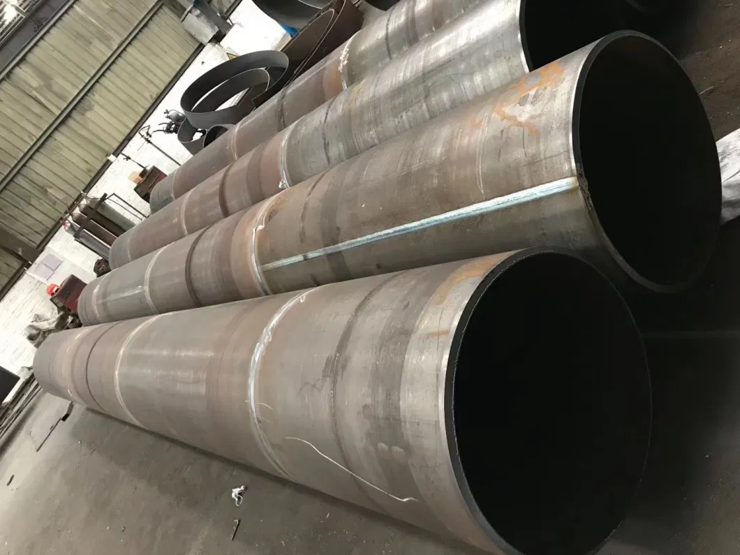 En 10219 ASTM A500 Large Diameter Threaded Welded Steel Pipe ERW Steel Tube