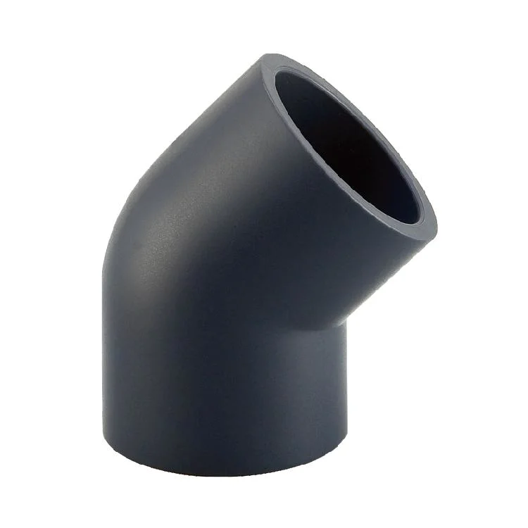 Hot Best Quality Certified UPVC Pressure BS4346 45 Elbow, Kitemark Certificated