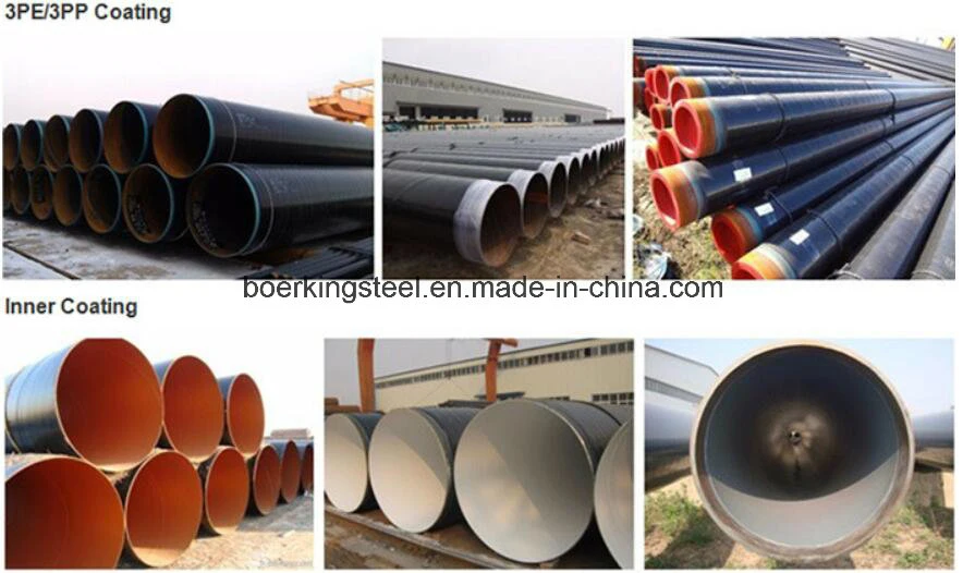 API5l Gr. B 3lpe Welded Saw LSAW ERW Steel Pipe