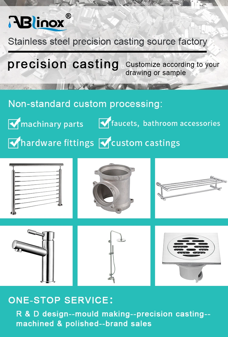 Hardware Accessories Railing Stainless Steel Square Base Flange Stairs Stair