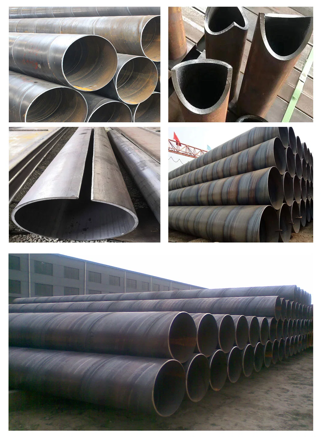 Manufacturing LSAW/ASTM/A106 Ms-Low-Carbon 0.3mm-100mm Thickness Round SA160/DIN2391/St52 Schedule40 Painted-Black Welded Steel Pipe