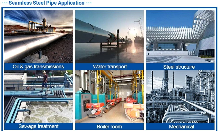 ASTM A36 Schedule 40 Schedule 60 Std 20inch 24inch 30inch Seamless Carbon Steel Pipe for Construction