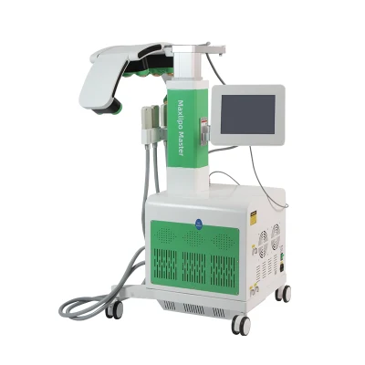 Full Body Fractional RF Laser 532nm Green Red Light Cold Lipo Pads Body Contourting Laser Beauty Slimming Machine