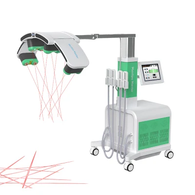 Full Body Fractional RF Laser 532nm Green Red Light Cold Lipo Pads Body Contourting Laser Beauty Slimming Machine