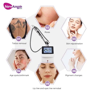 2 in 1 Korea Beauty ND YAG Picosecond Laser Tattoo Removal Machine