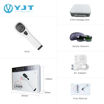 Portable Handheld Pain Relief Cold Laser Device for Wound