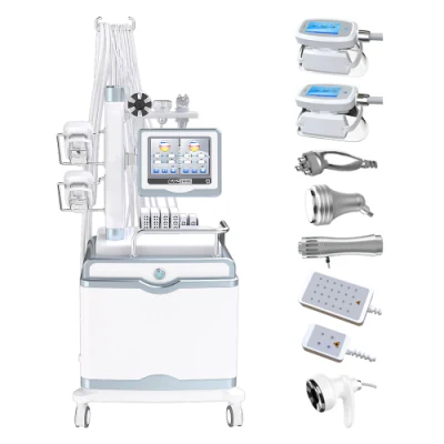 5 Handles Cryo Criolipoly 360 Heat Cold Diode Laser Machine