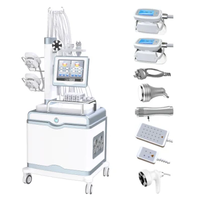 5 Handles Cryo Criolipoly 360 Heat Cold Diode Laser Machine