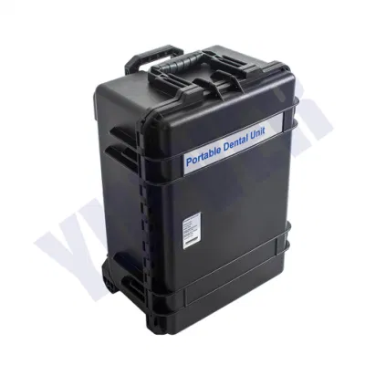 Mobile Dental Unit with 4 PCS Accessories Dental Surgery Equipment 600W Oil Free Compressor