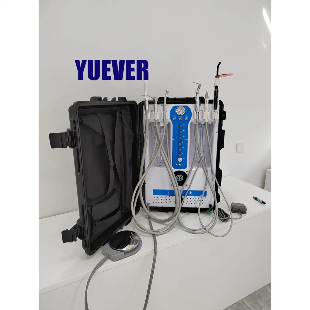 China Factory Low Price Greeloy Portable Dental Mobile Delivery Unit with 600W Air Compressor