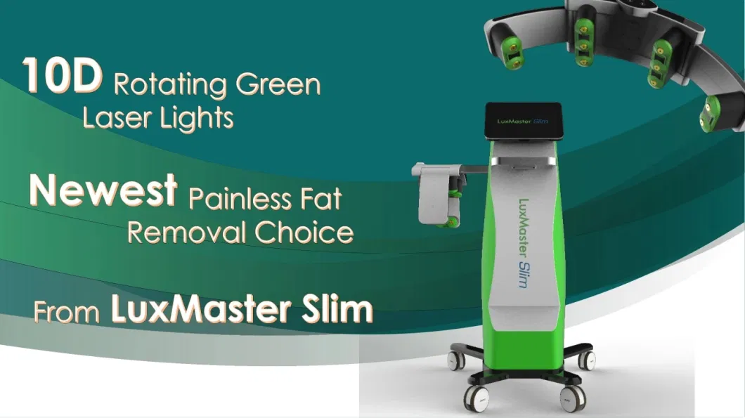 Non-Invasive 10d Luxmaster Slim Lipo Green Laser 10d Lipo Green Laser Slimming Low Level Laser Therapy Machine Medical Pain Therapy 120W 532nm