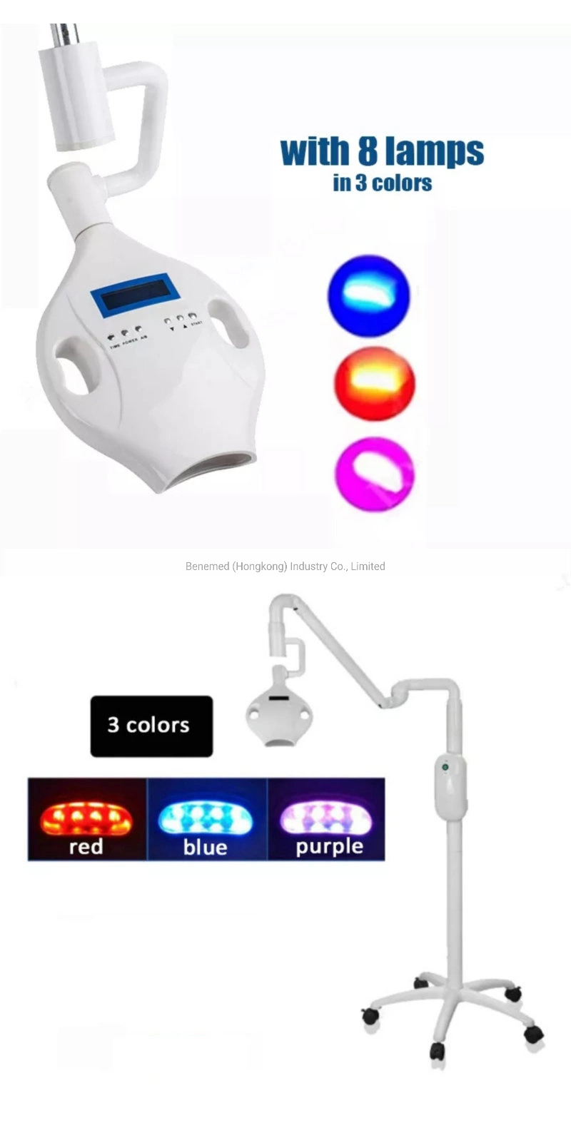 2021 New Dental LED Therapy Cold Lamp Teeth Whitening Machine