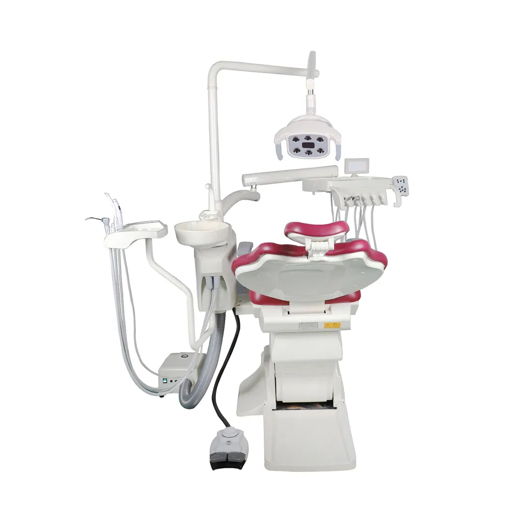 Dental Chair Unit Standard Type Dental Equipment with Luxury LED Cold Light Lamp