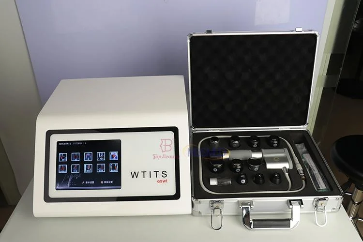 Hot Selling Acoustic Wave 10 Bar Focused Extracorporeal Shockwave Physical Therapy Machine