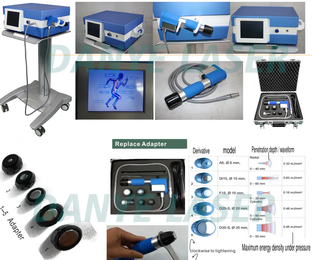 Portable Popular Shockwave Therapy Machine for Pain Relief /Pain Treatment on Shoulder Back Whole Body