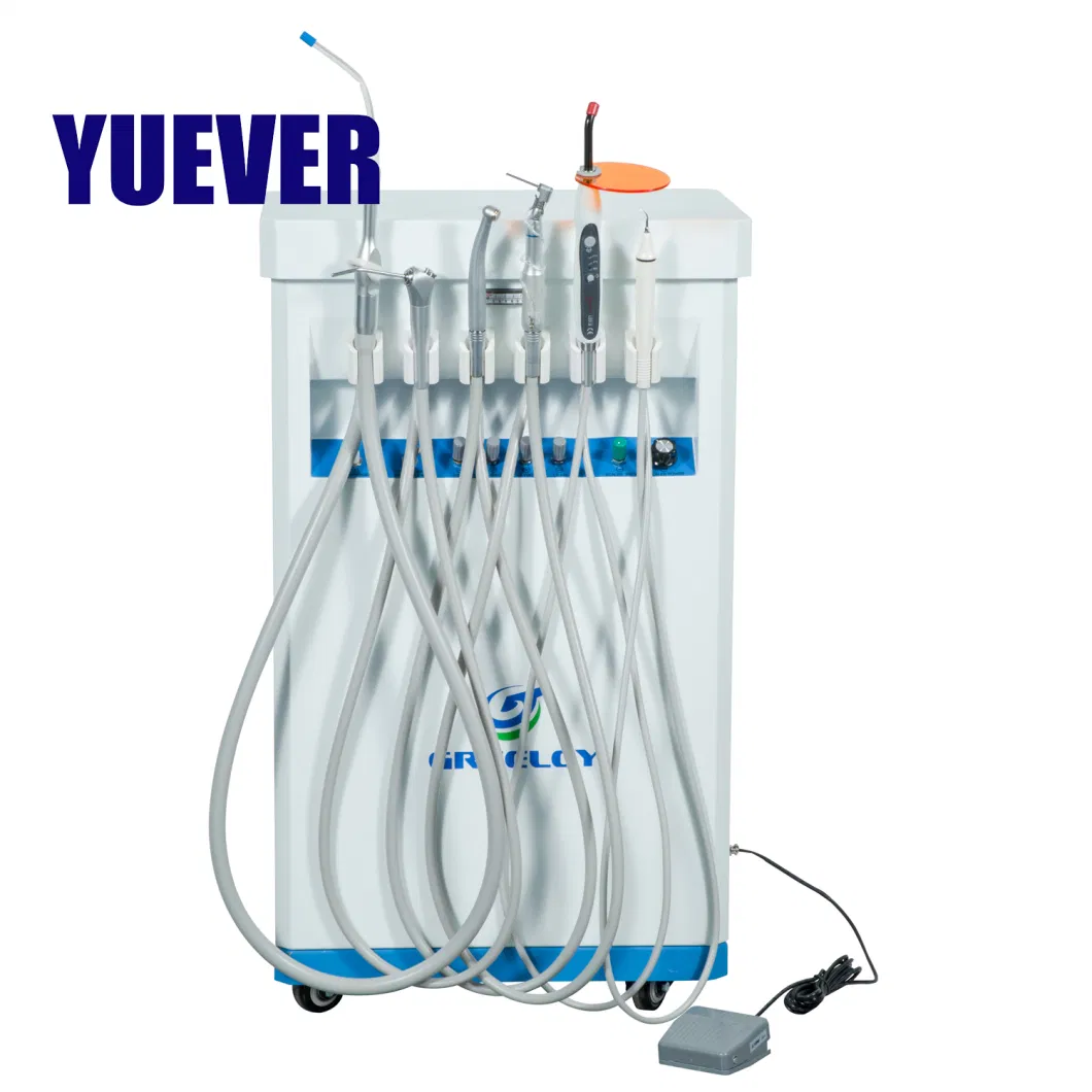 Vet Use Unidades Dentales Suction Dental Equipment Mobile Portable Veterinary Dental Unit