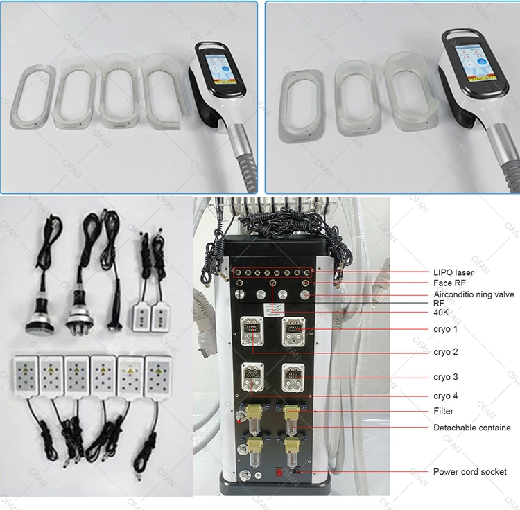 Ofan Criolipolisis Y Ultrasonido Criolipolisis 360 Multifuncional Liposuction Machine Slimming Machines for Cryolipolysis