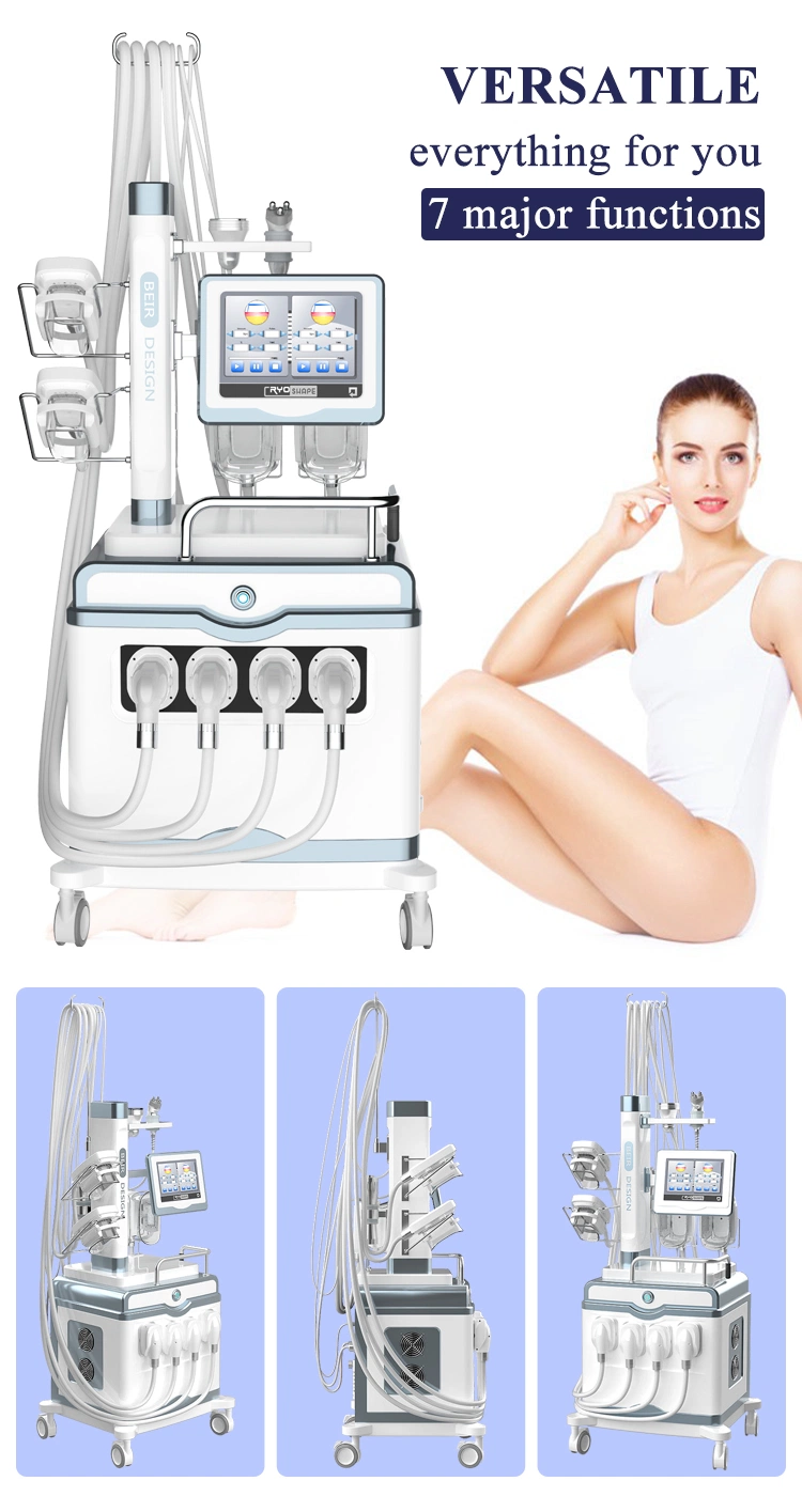 Multifunction Cryo Handle Cool Body Sculpting RF Shock Wave Therapy Equipment